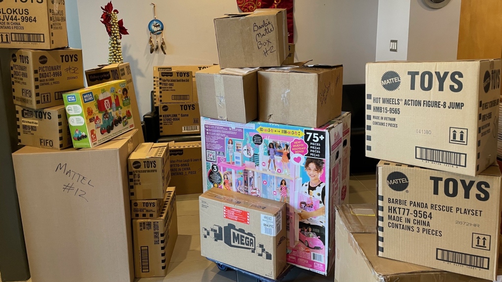 A big load of toys was donated thanks to Mattel & Mattel Barbie, and will be on their way to find homes with children across Simcoe Muskoka.