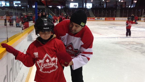 Courageous kids hit the ice in special skate at BMC