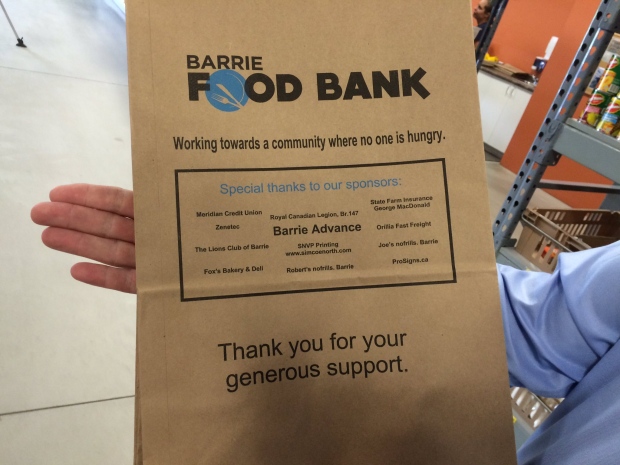 Barrie Food Bank still in need of donations for Thanksgiving drive - CTV News