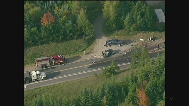 One person dead after multi-vehicle crash near Orangeville - CTV News