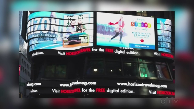 Promoting Simcoe County in Times Square - CTV News