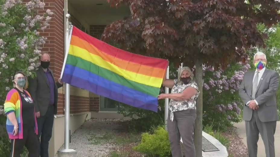 lesbian gay flag burning man goes to prison