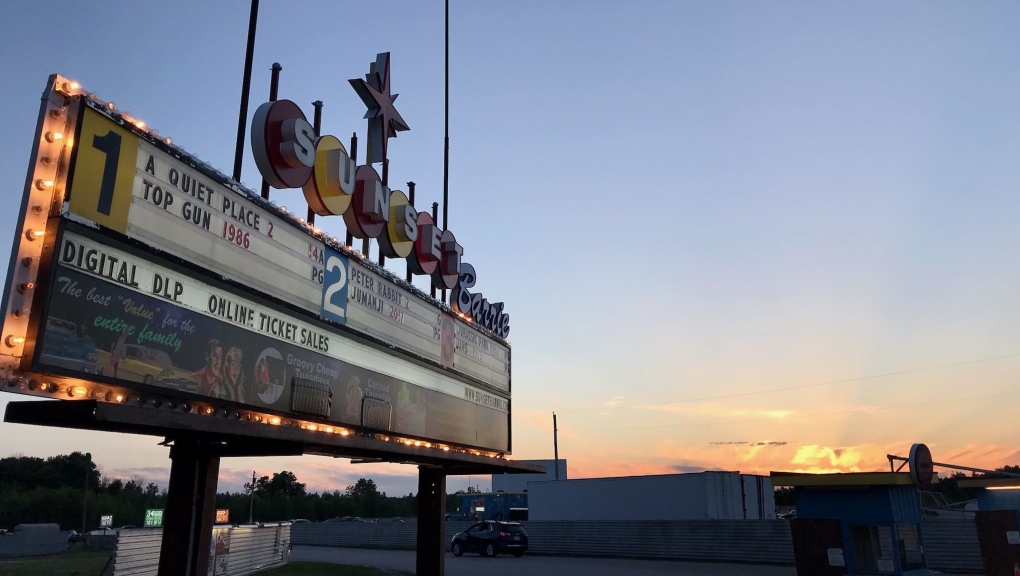 Sunset Barrie Drive-in Theatre (David Sullivan/ CTV News)