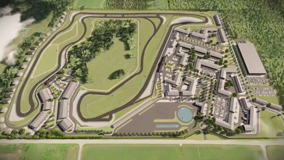 The site plan for the Automotive Innovation Park motorsport track in Oro-Medonte, Ont. reaches approval. (Supplied)
