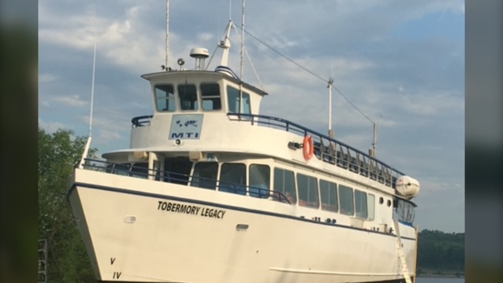 The Tobermory Legacy, previously the Miss Midland is ready to launch on Fri., June 4, 2021. (Steve Mansbridge/CTV)