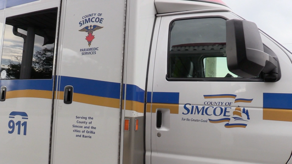 Simcoe County Paramedics' 20th annual Toy Drive accepts toys, food and gift cards. Nov. 22, 2022 (CTV NEWS/MIKE ARSALIDES)
