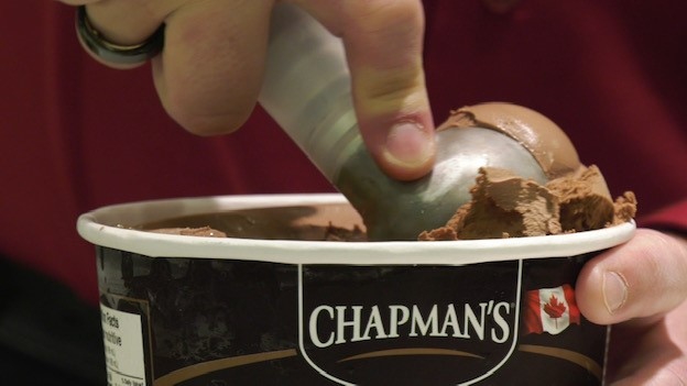 We were back in the test kitchen - Chapman's Ice Cream