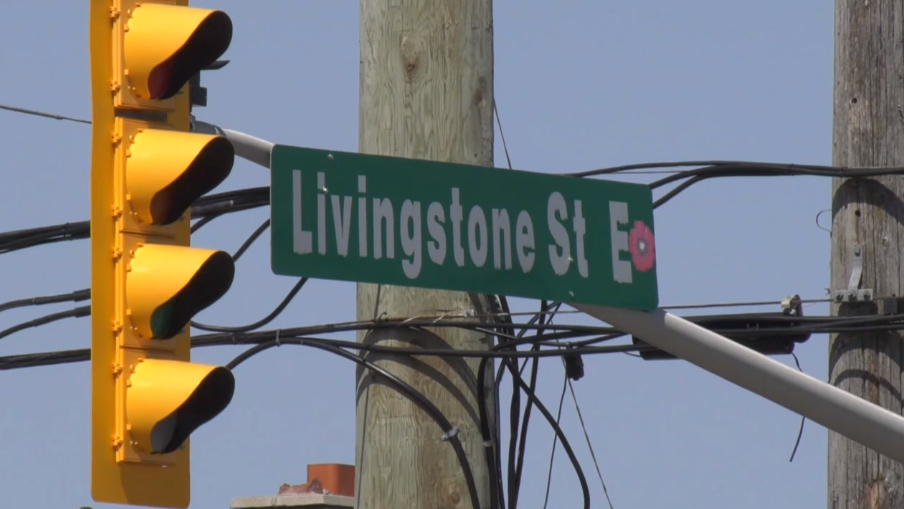 Livingstone Street in Barrie, Ont. (CTV Barrie)