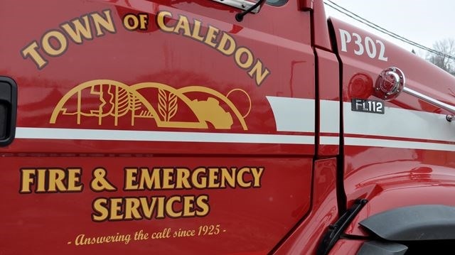 Caledon Fire and Emergency Services file image. (OPP_CR/TWITTER)