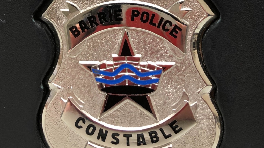 A police badge is pictured. (FILE IMAGE/BARRIE POLICE SERVICES)