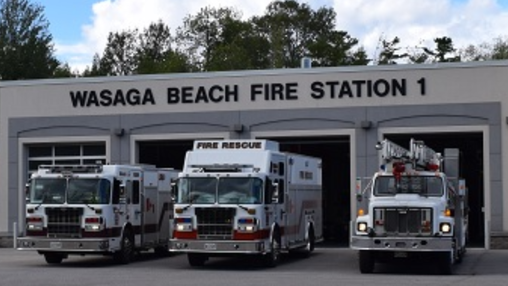 The Wasaga Beach Fire Station 1 on River Road West in this undated photo. (Courtesy: Wasaga Beach)