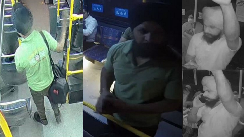 Caledon OPP is looking to identify a suspect involved in an alleged sexual assault that took place on a Brampton Transit bus Tuesday night. (Provided/Caledon OPP)