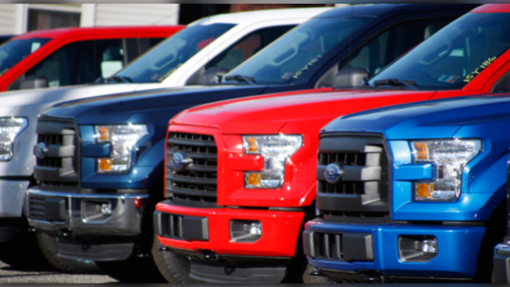 Ford F150s were prime targets for thieves in New Tecumseth over the weekend. (AP Photo/Keith Srakocic)