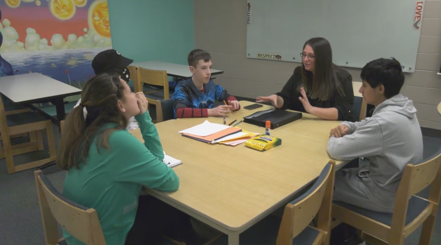 A new program is helping children with Autism develop their social skills at the Essa Library (Chris Garry/CTV News Barrie) 