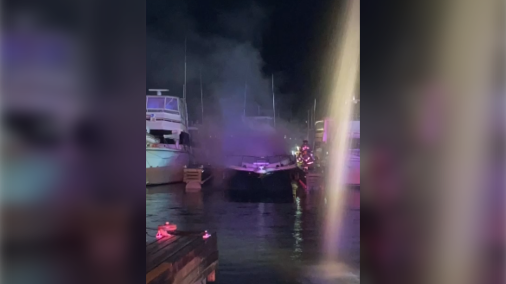 Penetanguishene boat fire