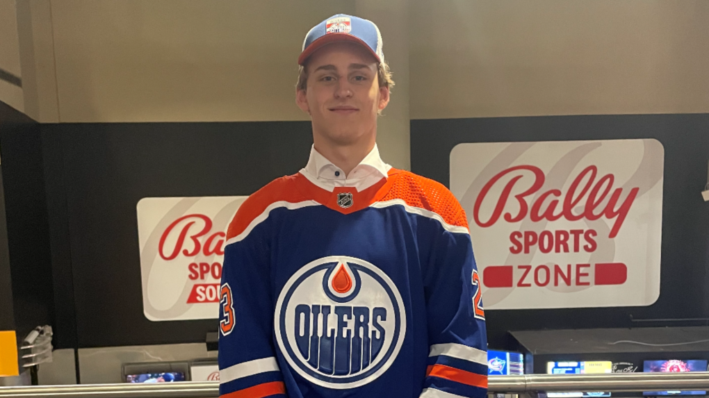 Barrie Colts Beau Akey gets drafted by the Edmonton Oilers CTV News