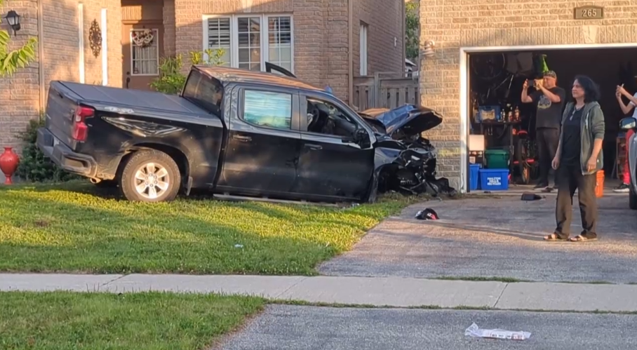 Charges Laid After Truck Crashes Into Home In Barrie Neighbourhood ...