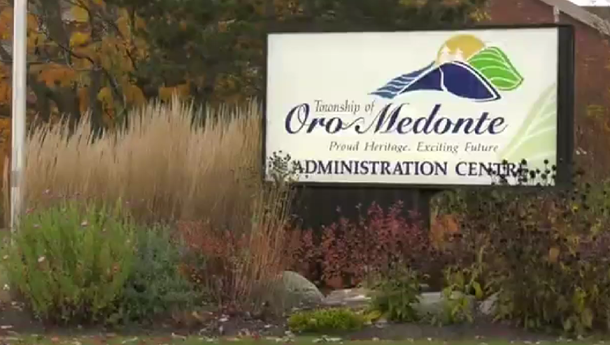 Township of Oro-Medonte sign (File). 