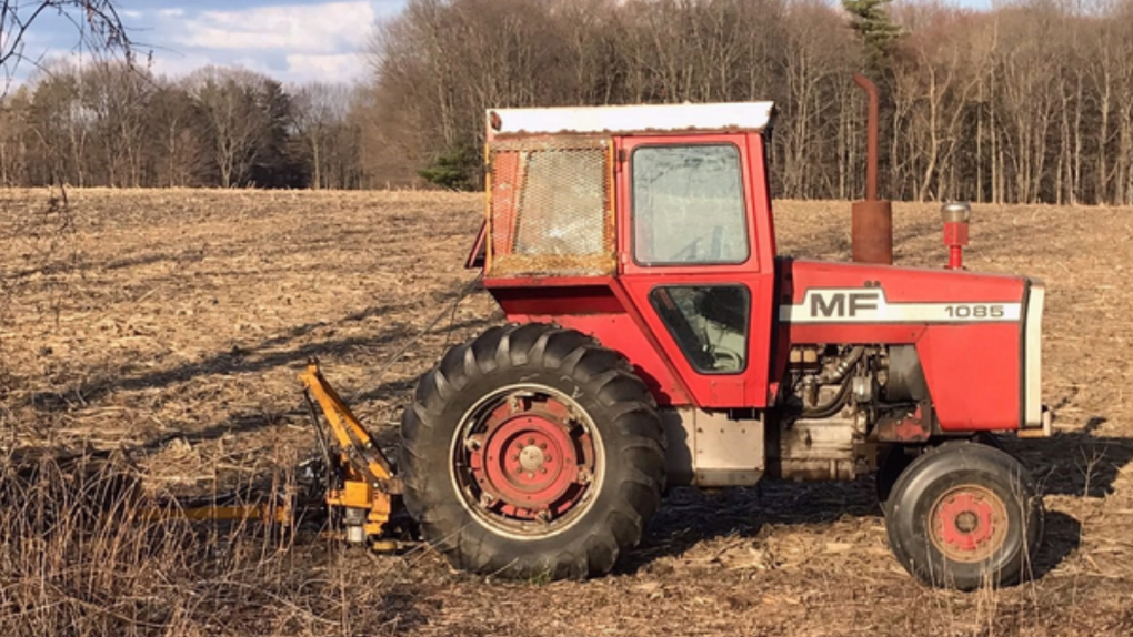 A farm tractor in this file image. 