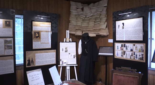 A look inside the new exhibit at the Stephen Leacock Museum in Orillia (KC Colby/CTV News). 