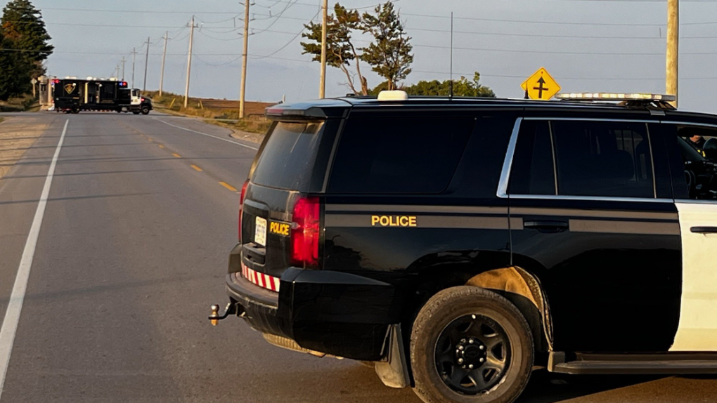 Ontario Provincial Police are pictured in East Garafraxa, Ont. (Source: OPP)
