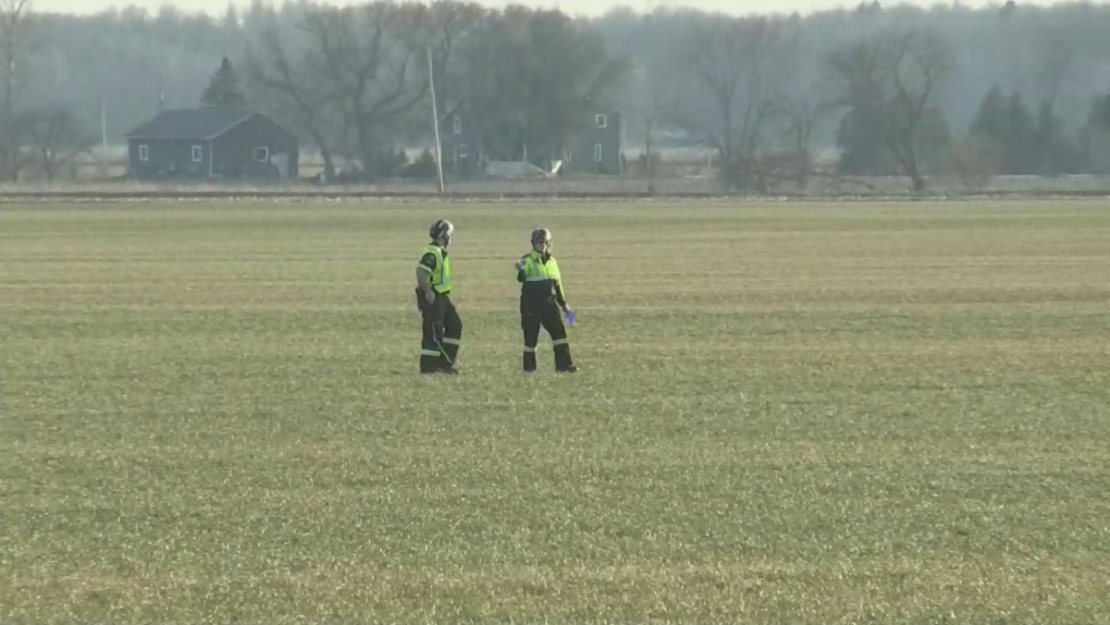 Plane crashes into farmer's field near Barrie