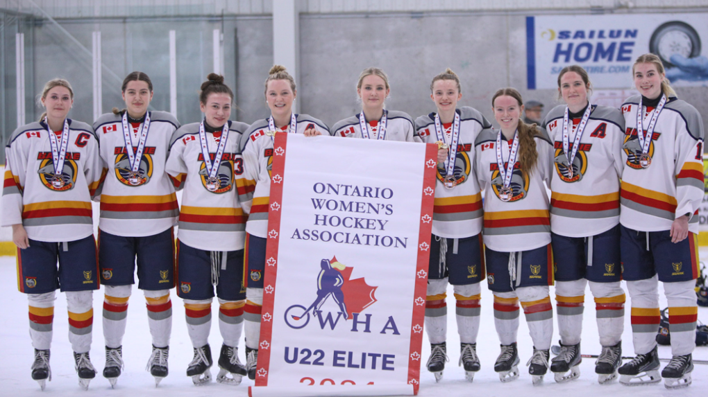 Barrie Jr Sharks hockey team takes bronze win CTV News