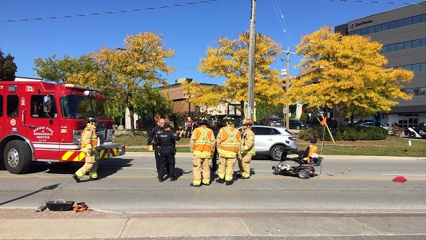 Barrie scooter crash